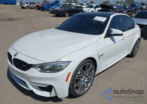 2016 BMW M3 z USA, uszkodzony, nr VIN WBS8M9C50G5D30278